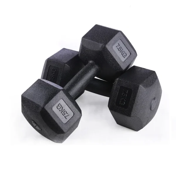 Hexagonal Dumbbell Fitness Weight Lifting Exercise Dumbbell Fitness Equipment Arm Muscle Training Home Fitness Equipment - Image 2