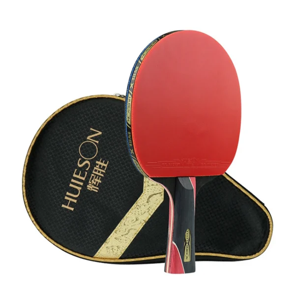 Ping Pong Paddle Hard Case Single Professional Training Carbon Table Tennis Bat Racket Ping Pong Paddle Table Tennis Rackets - Image 2