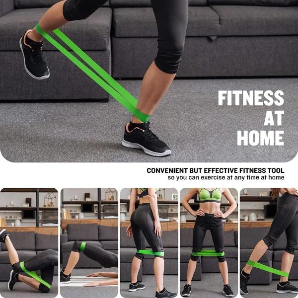 LINGPENG Resistance Band Set for Men and Women 5 Elastic Bands with Different Resistance Levels for Long Workouts Home Gym - Image 5